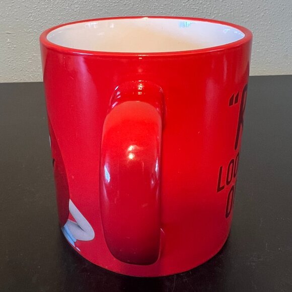 M&M’s Mars “RED LOOKS GOOD ON ME” Red Anthropomorphic Spokescandy Ceramic Mug - Picture 6 of 9